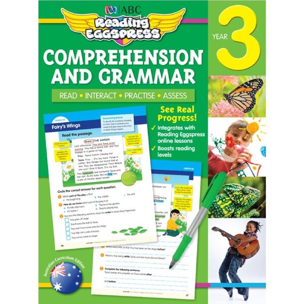 ABC Reading Eggspress: Comprehension and Grammar Year 3