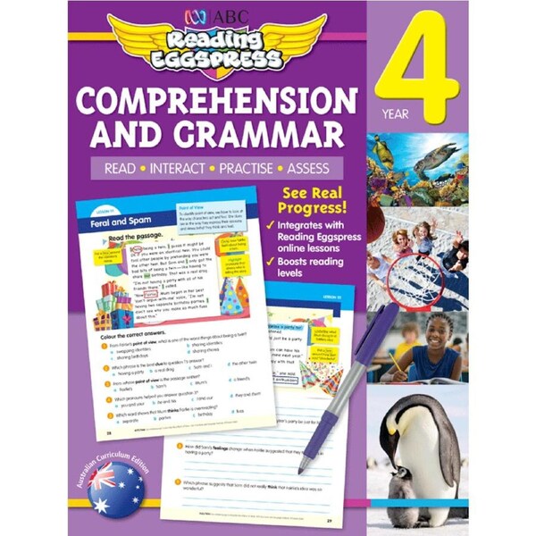 ABC Reading Eggspress: Comprehension and Grammar Year 4