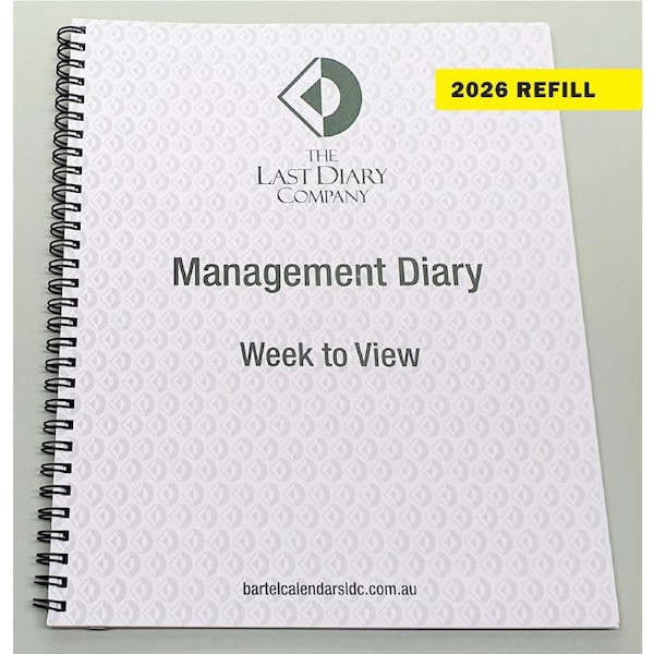 2026 Refill Victoria Quarto Week to View Wiro by Last Diary Company VQ7