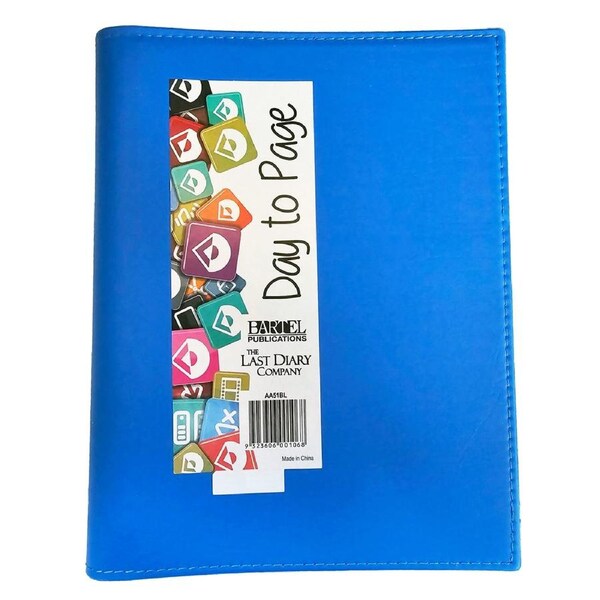 2026 Diary Ainsley A5 Day to Page Wiro Blue Last Diary Company AA51BL