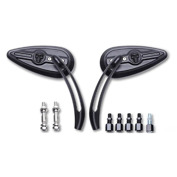 Pair Rearview Mirrors For Harley Sportster XL883 1200 Motorcycle