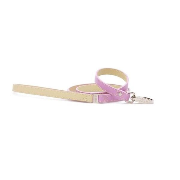 Dog Leash (Pink/Cream)