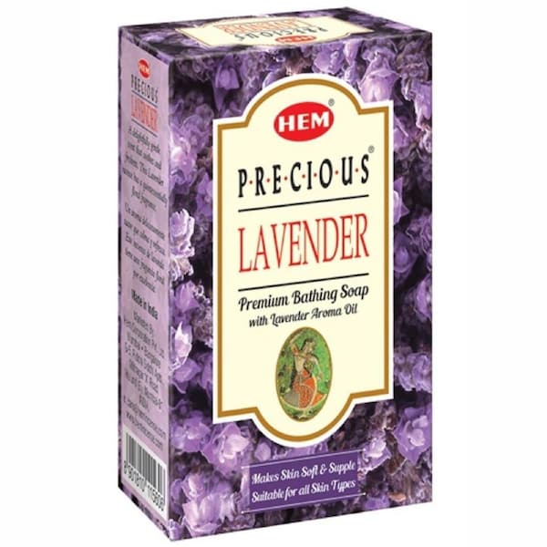 2pc Hem Lavender Soap Large Bar Soap Beauty Flower Natural Shea Butter Herb 100g