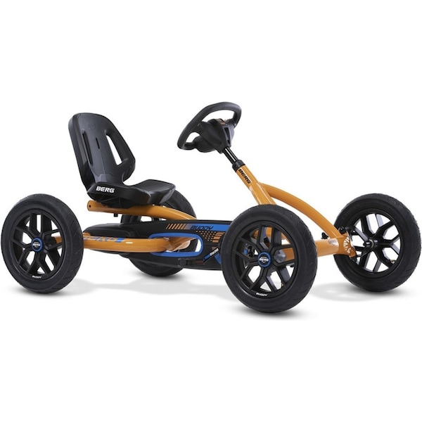Berg Buddy B-Orange 2.0 Kids/Children's Pedal Go Kart Ride On Toy Car 3-8y