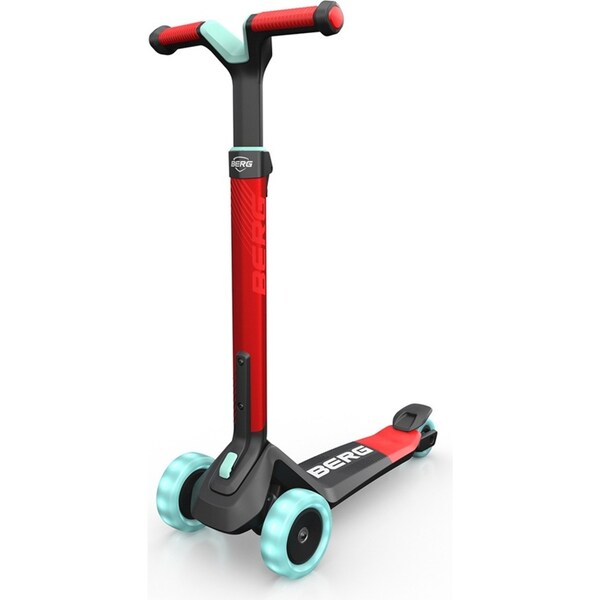 Berg Nexo Foldable Kids Scooter with Lights Red, Age 2+