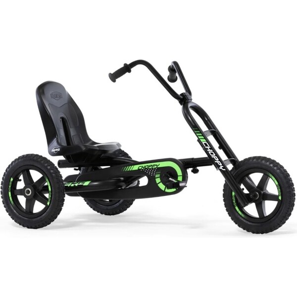 Berg Choppy Neo 2.0 Kids/Children's Pedal Go Kart Ride On Toy Green/Black 3-8y