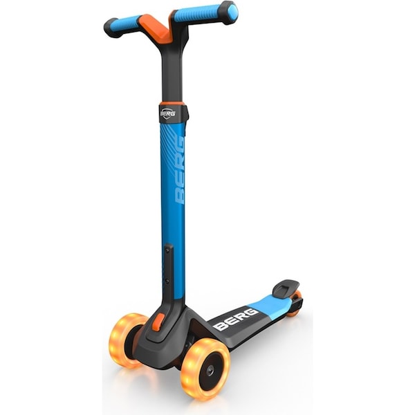 Berg Nexo Foldable Kids Scooter with Lights - Blue Age 2+