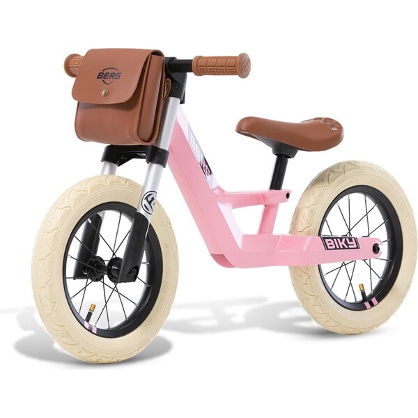 Berg Biky Retro Push Balance Bike for Kids Pink Age 2-5