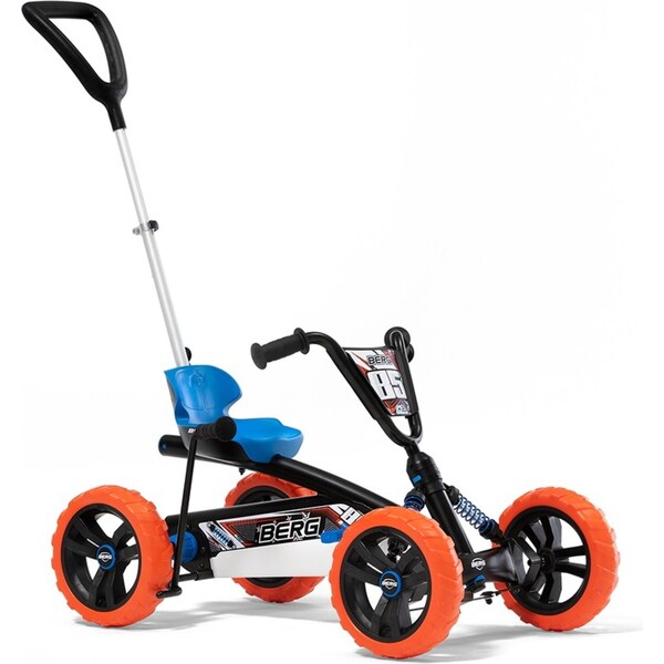 Berg Buzzy Nitro Kids/Children's Pedal Go Kart Ride On Toy 2in1 Orange/Blue 2-5y