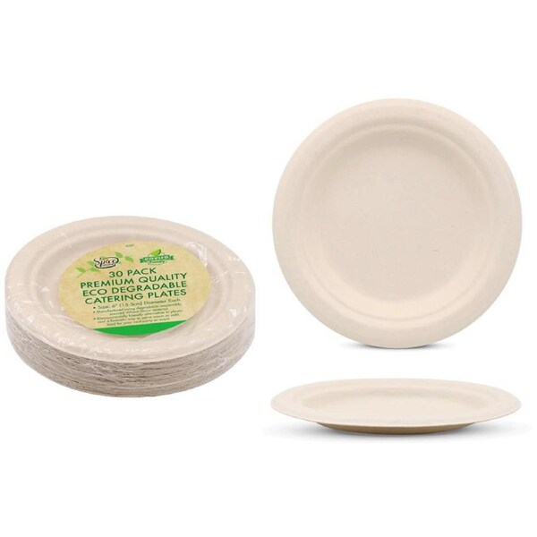 150 x Disposable Plates Biodegradable Catering Dinner Plate Wedding Party Event