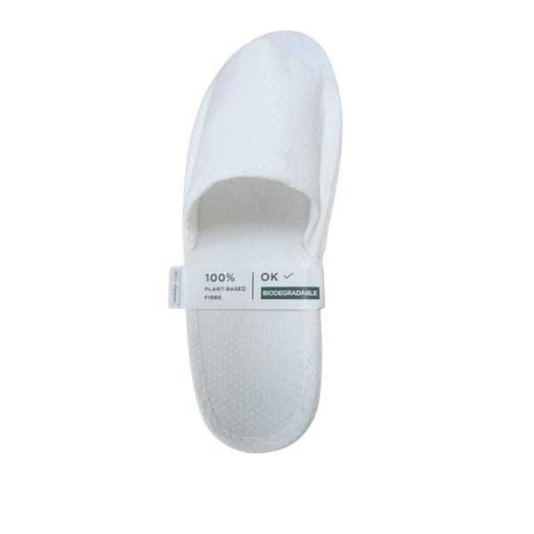 Biodegradable Hotel Slippers Open Toe Sample