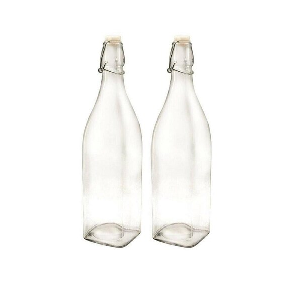 Water Bottle Juice Drink Container Glass