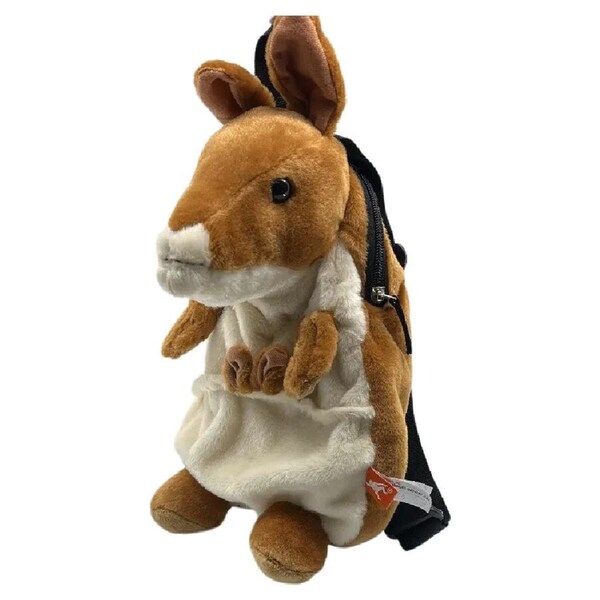 Wild Republic Kangaroo Plush Backpack With Joey 35cm