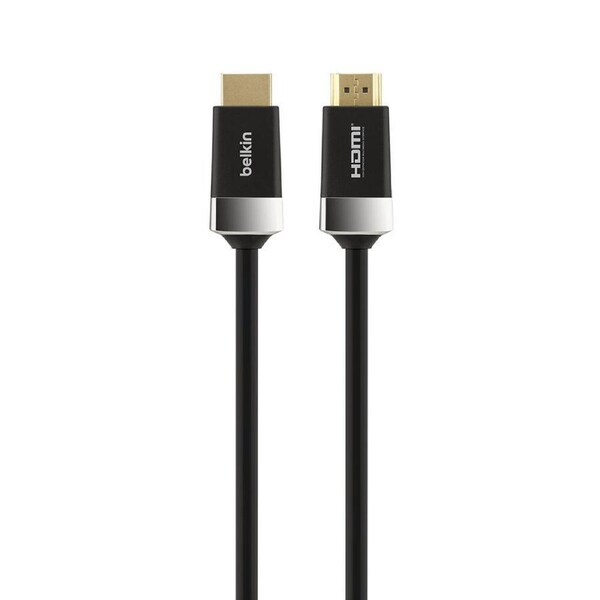 Belkin 2m Advanced Series High Speed w/ Ethernet HDMI Cable 4K For MacBook Black