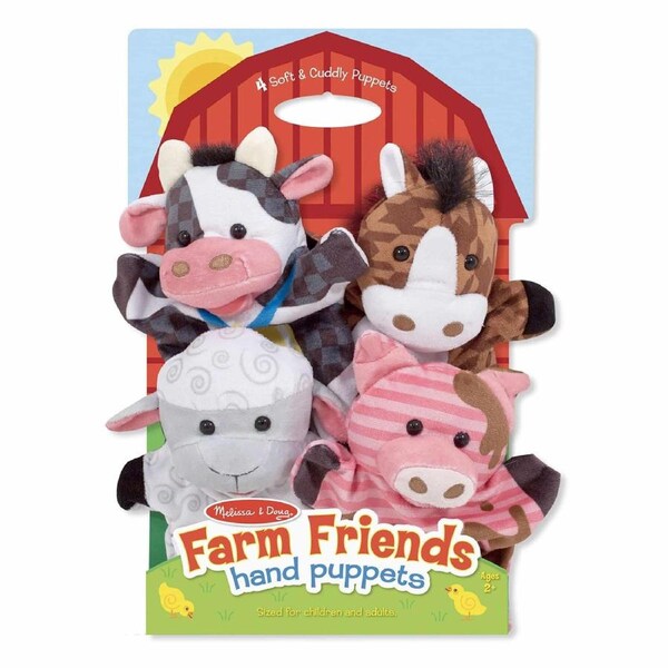Melissa & Doug - Farm Friends Hand Puppets