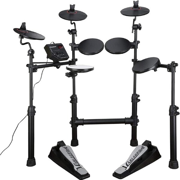 Carlsbro CSD100BK Electronic Drum Kit with Sticks, Stool and Headphones