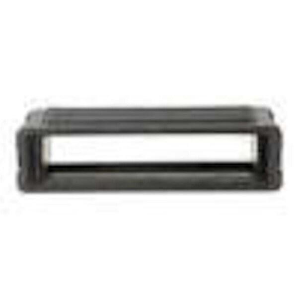 SKB 2U Shallow Roto Rack with Steel rails (front/back), 10.5" deep (rail-to-rail)