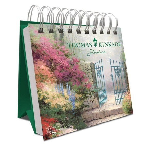 Perpetual Calendar Thomas Kinkade Studios Day-to-Day Desk Easel, Andrews McMeel