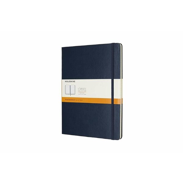 Moleskine Classic Notebook Extra Large Ruled Hard Cover Sapphire Blue