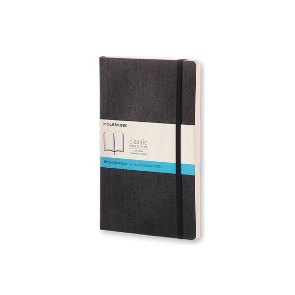 Moleskine Classic Notebook Large Dotted Soft Cover Black