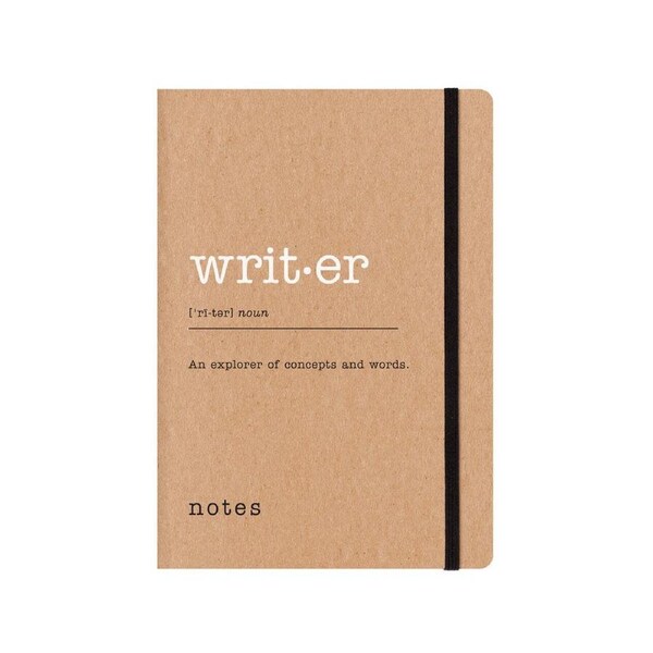 Notebook Eco Writers A5 Dotted Kraft by Letts