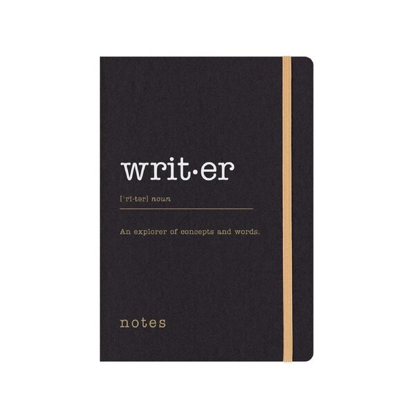 Notebook Eco Writers A5 Dotted Black by Letts
