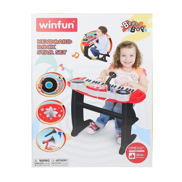 Winfun Beat Bop Keyboard Rock Star Set