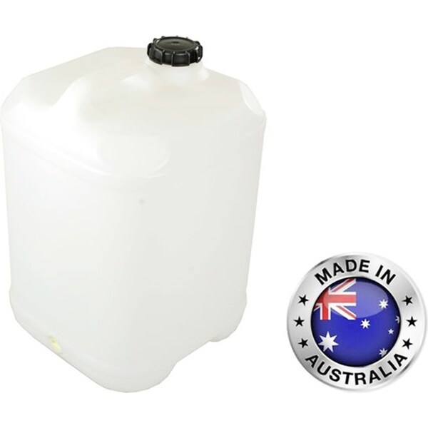 25L Plastic Water Container Cube Drinking Camping Caravan Storage Barrel Can