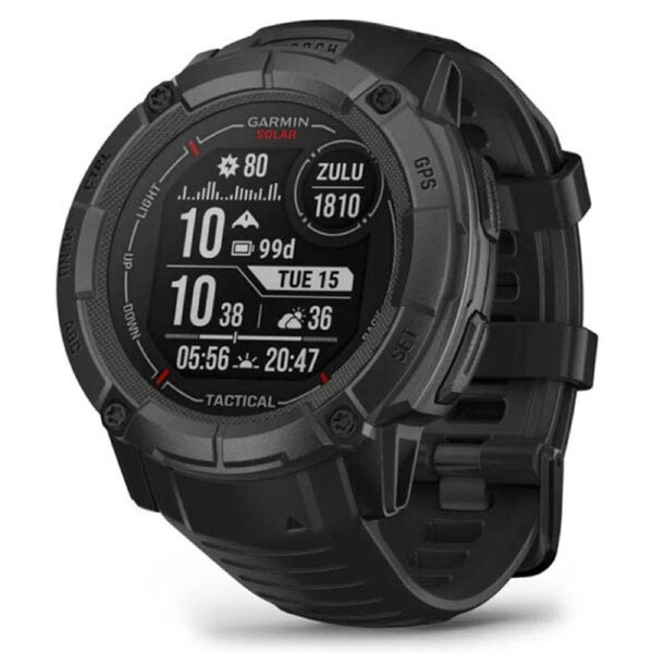Garmin Instinct 2X Solar Tactical Edition Watch - Black