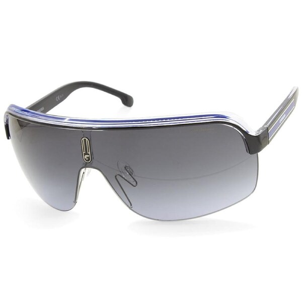 Carrera Topcar 1/N Blue on Clear/Grey Gradient Unisex Sunglasses T5C/9O