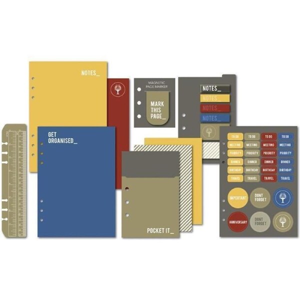 Debden DayPlanner Refill (Personal Size) Venture Accessories Pack PR-PACK08