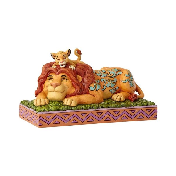 Disney Traditions Figurine 11cm Simba & Mufasa, Whitehill 6000972