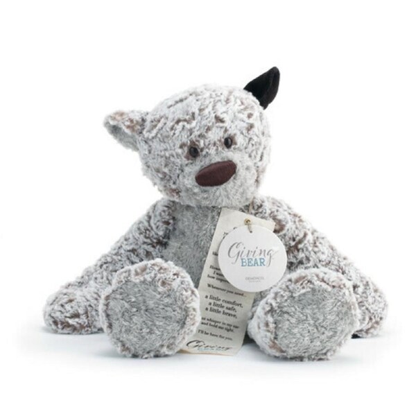 Demdaco Plush 40cm Giving Bear Grey, Whitehill 5004700480