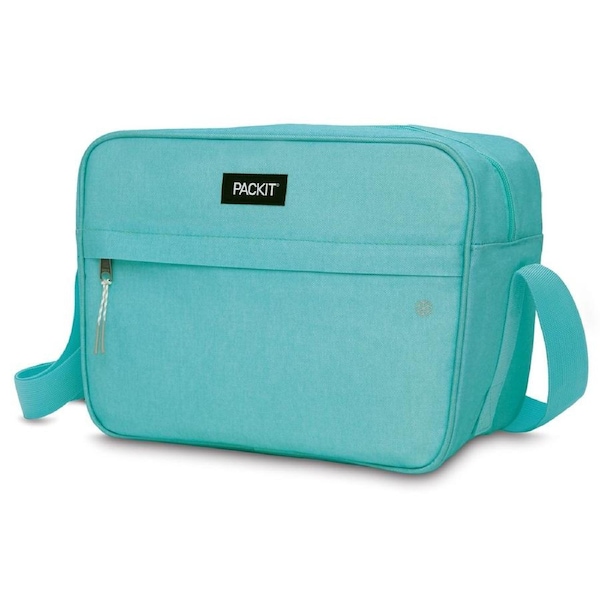 Packit Freezable Insulated 15-Can Zuma Lunch Picnic Soft Cooler Bag Mint Green