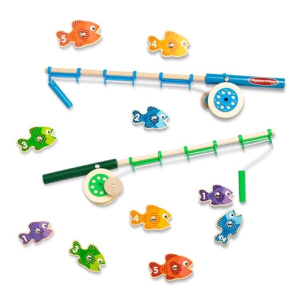 Melissa & Doug - Catch & Count Magnetic Fishing Rod Set