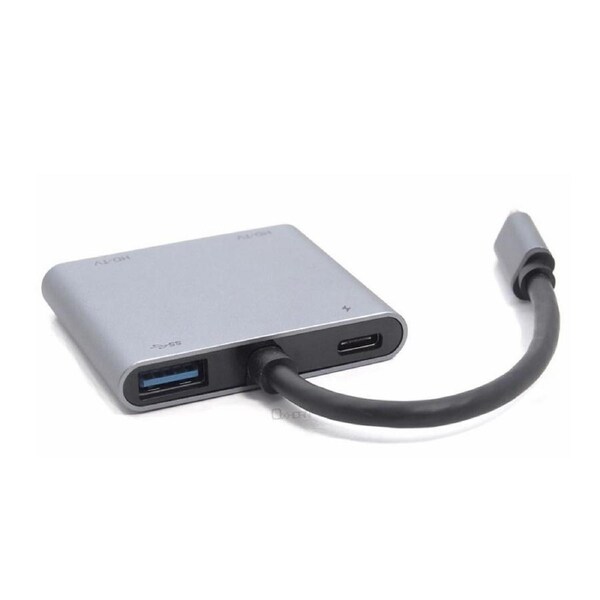 Oxhorn 4-in-1 USB-C to 2x HDMI 1xUSB3.0 1xUSB-C Charging Port 100W Power Delivery Support 4K@30Hz Displays