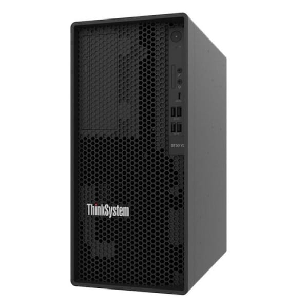 LENOVO ThinkSystem ST50 V2, 1xIntel Xeon E-2356G 6C 3.2GHz 80W, 1x16GB 2Rx8, SW RD, 1x300W