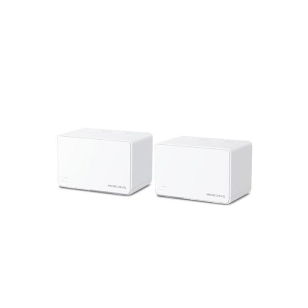 Mercusys Halo H80X(2-pack) AX3000 Whole Home Mesh Wi-Fi 6 System, 3000 Mbps Dual Band Wi-Fi, Up to 460 Square Meters, 574/2402 Mbps, MU-MIMO (WIFI6)
