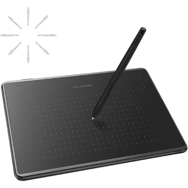 HUION Inspiroy H430P OSU Graphic Drawing Tablet with Battery-Free Stylus 4 Press Keys, Compatible with Android, Linux, Windows and Mac