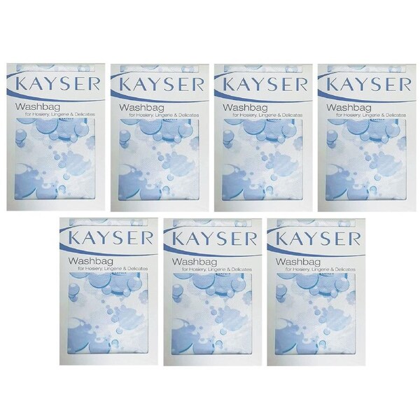 7x Kayser Washbag Delicates Lingerie Bra Zip Mesh Laundry Wash Bag H10900 Bulk