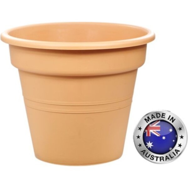 3x Plastic Planter Nursery Pot Terracotta Plant Container Garden Pot Round Large