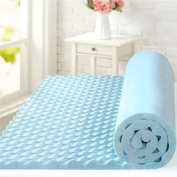 Zinus Cooling Gel Memory Foam Mattress Topper Protector King