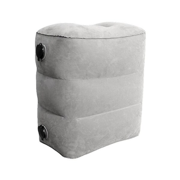 Ozoffer Inflatable Foot Rest Travel Air Pillow Cushion Office Home Leg Footrest Relax