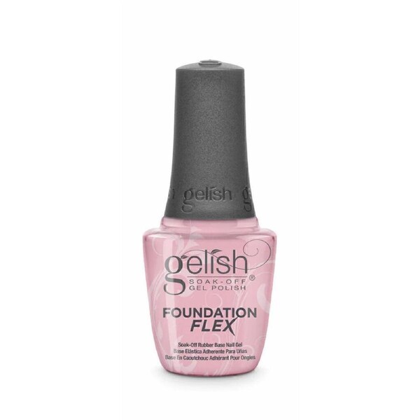 Gelish Gel Polish - Foundation Flex Soak-Off Rubber Nail Base Coat - Light Nude
