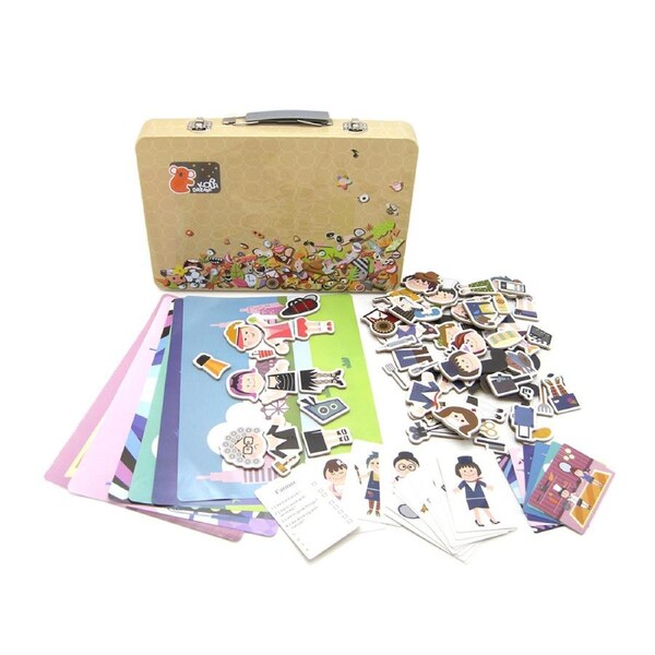 Koala Dream 30.5cm Magnetic Dress Up Storage Girl Going To Work Toy Toddler 3y+