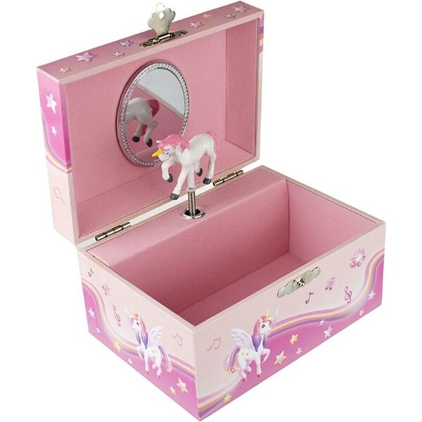 Kaper Kidz 15cm Nutmeg Unicorn Keepsake Musical Jewellery Box Organiser 3y+