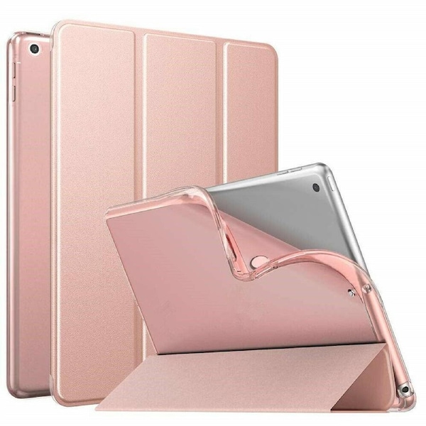 IPad 7th Generation Smart Cover Stand iPad Case Rose-Gold Shockproof