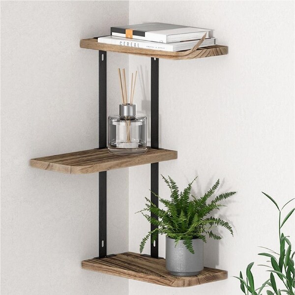 3-Tier Artiss Floating Wall Shelf
