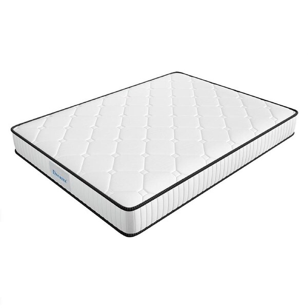 20cm Spring Mattress DreamZ 5-Zone Euro Top Pocket Medium Firm All Sizes King single