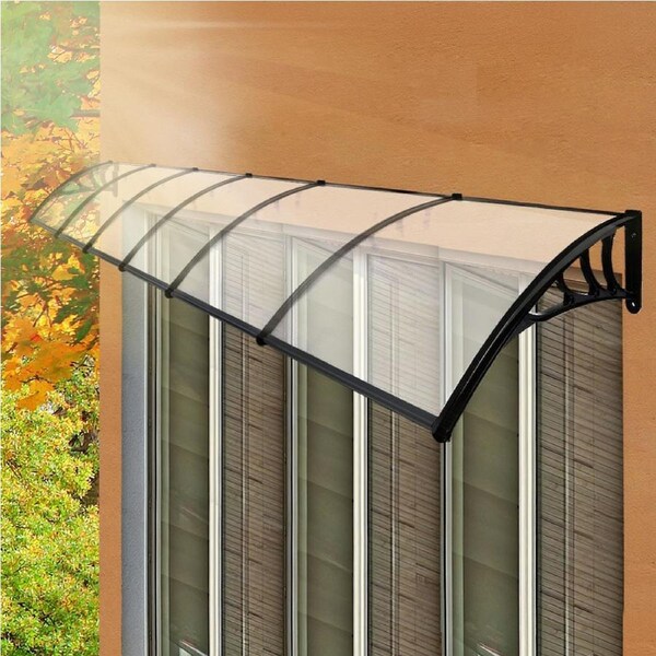 1m x 1.2 - 6m Mountview Door & Window Awnings - Clear 1m x 6m
